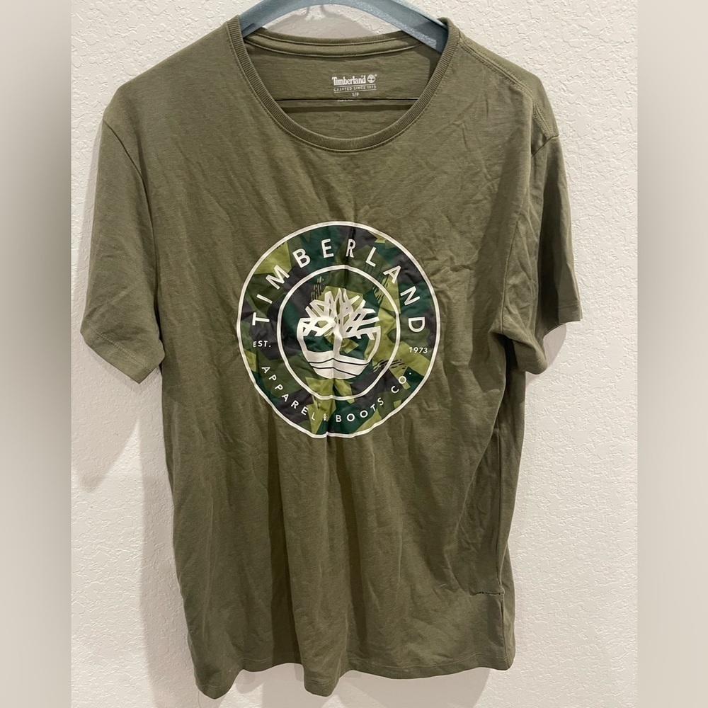 Timberland Olive Green‎ Short Sleeve Top Size S/P